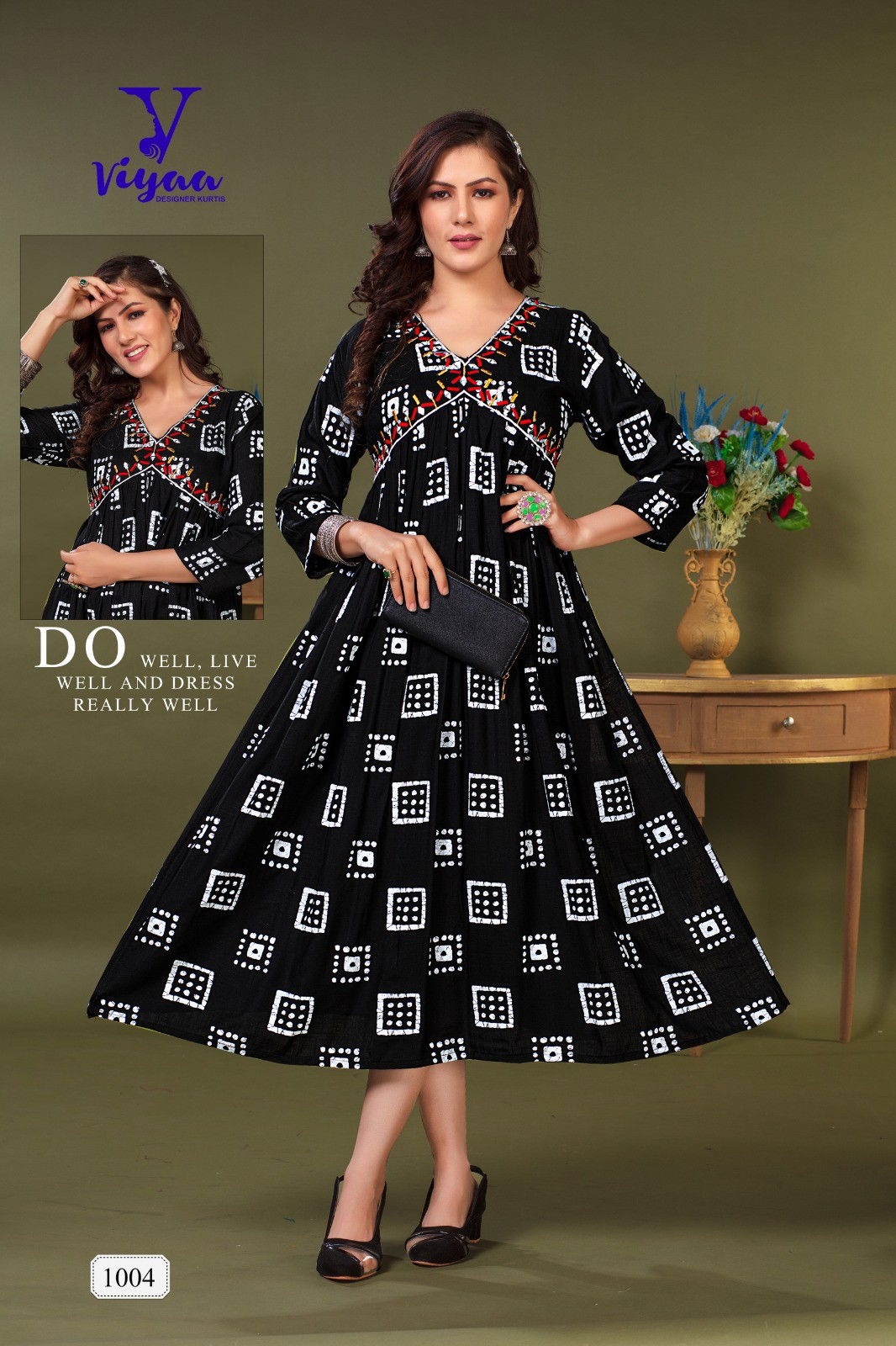 Viyaa Bul Bul Rayon Alia Cut Designer Kurtis Catalog
